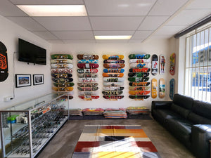 Skateboard Wall Rack for 6 decks - 5 different finishes