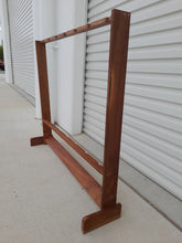 Load image into Gallery viewer, 7 Fishing Rod Rack Hardwood