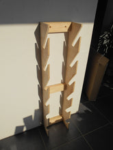 Load image into Gallery viewer, Skateboard Wall Rack for 6 decks - 5 different finishes