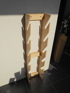 Skateboard Wall Rack for 6 decks - 5 different finishes