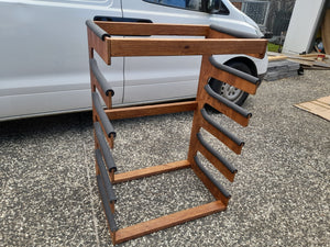 Horizontal 6 Surfboard rack (12cm slots)