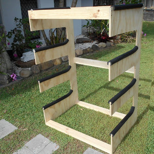 Horizontal 4 Large Surfboard/Mals Rack