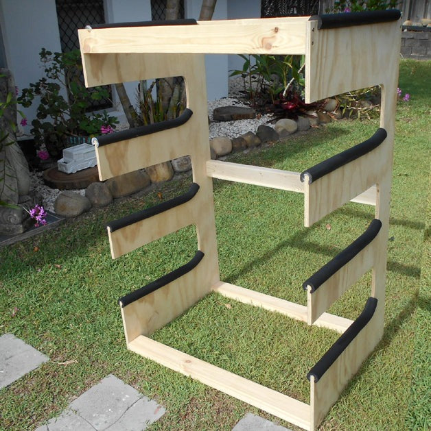 Horizontal 4 Large Surfboard/Mals Rack