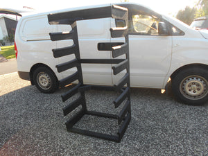Horizontal 8 Surfboard Rack - indoors - 4 different finishes