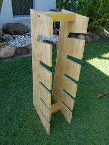 Skateboard rack for 5 decks - 4 different finishes