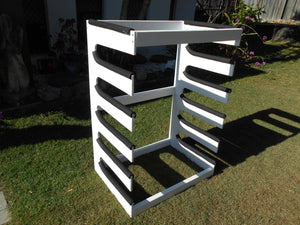 Horizontal 6 Surfboard rack (12cm slots)