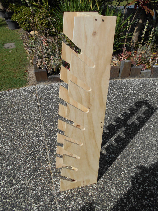 Skateboard Rack for 8 decks - 4 different finishes
