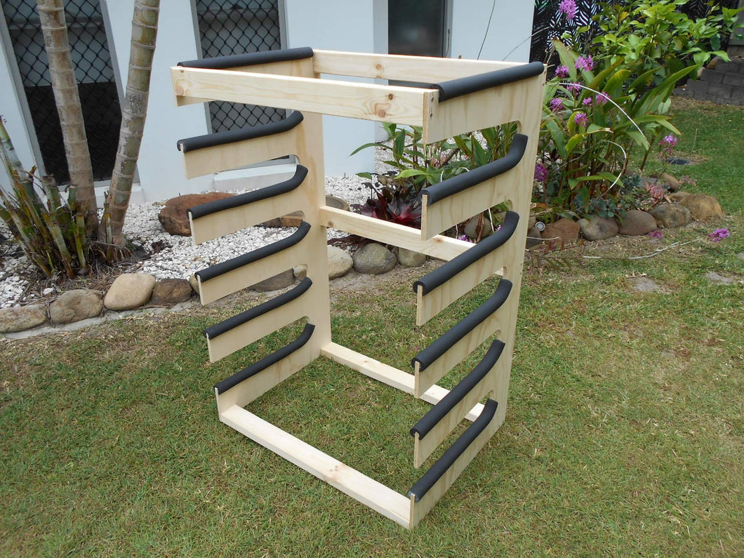 Horizontal 6 Surfboard rack (12cm slots)