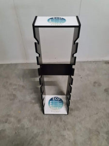 Skateboard rack for 8 decks